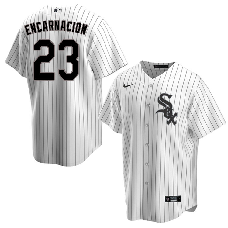 Nike Men #23 Edwin Encarnacion Chicago White Sox Baseball Jerseys Sale-Pinstripe